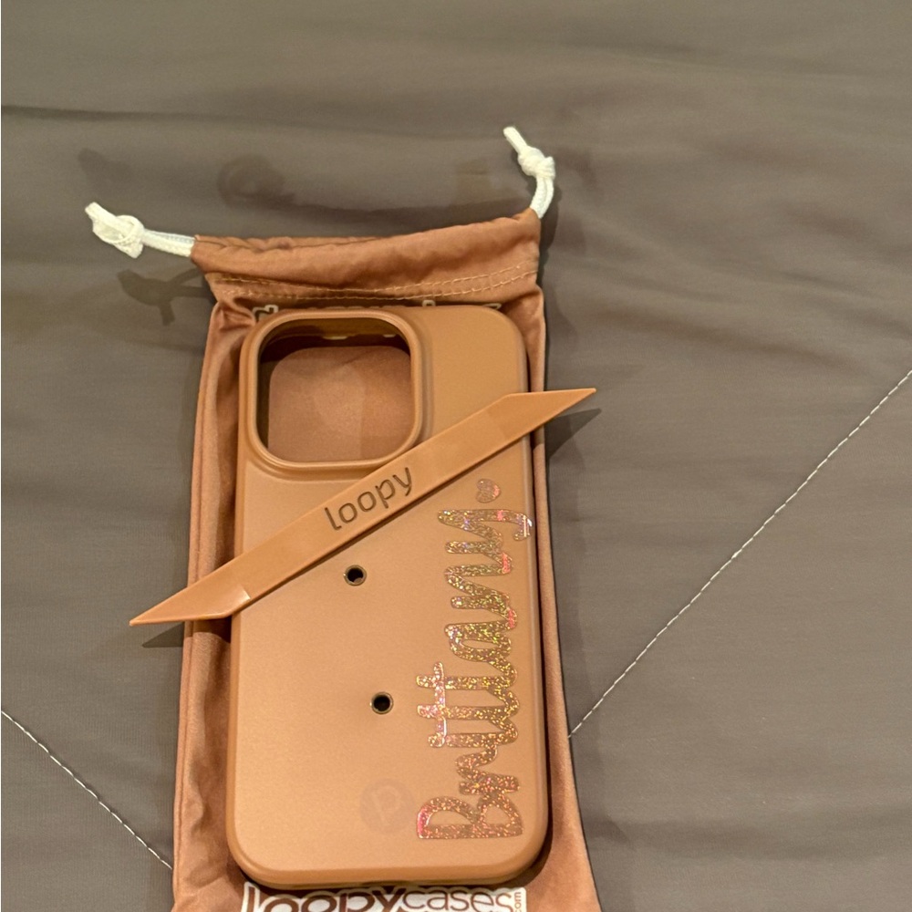 Loopy Case Saddle Brown case for iPhone 14 Pro